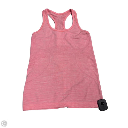 Athletic Tank Top By Lululemon In Pink, Size: 6