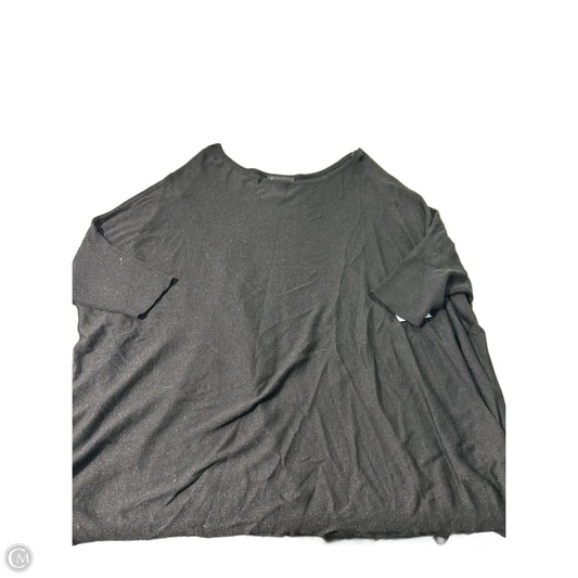 Top Short Sleeve By Lane Bryant In Black, Size: 1x