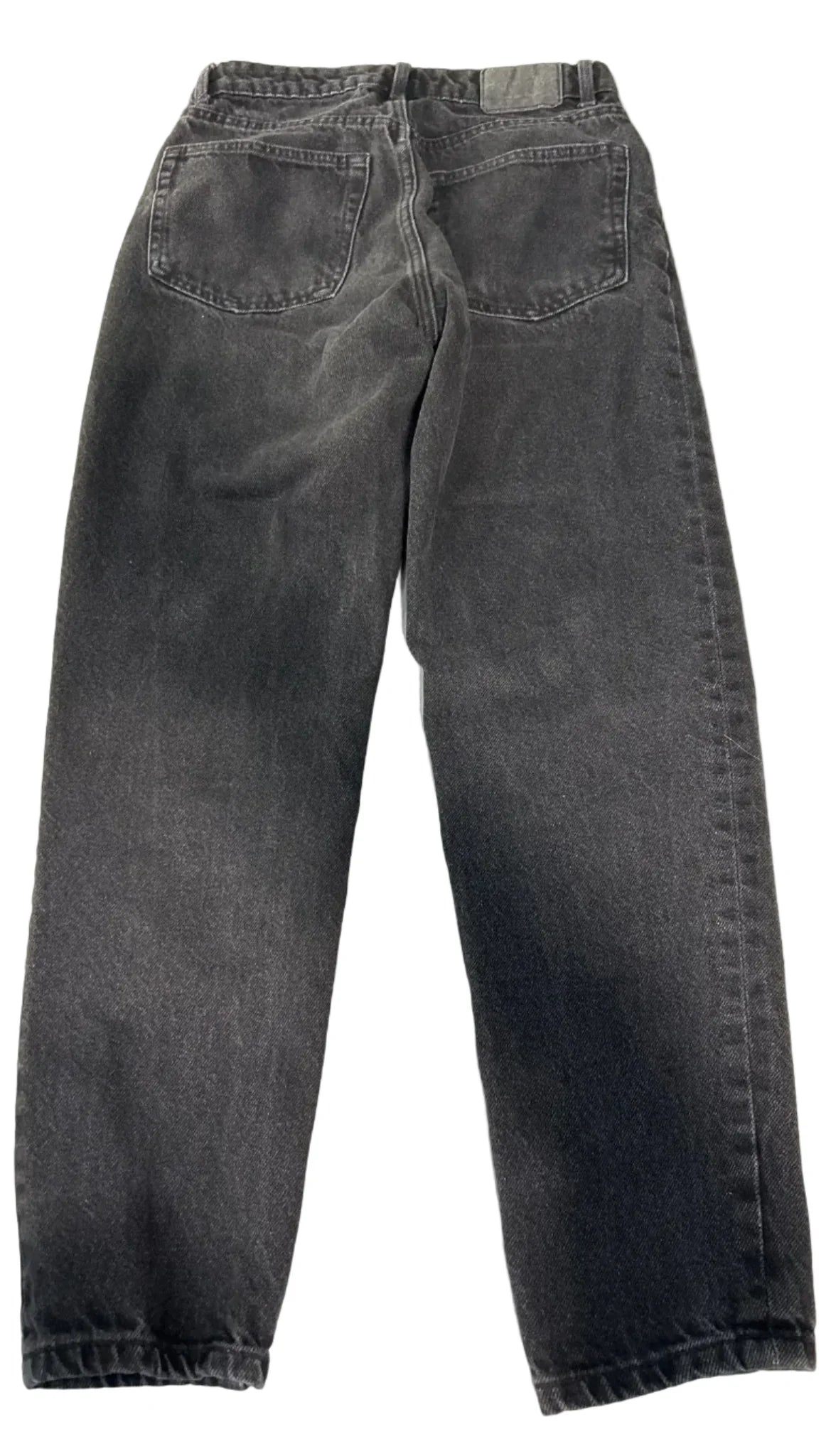 Jeans Straight By Bershka In Black, Size: 4