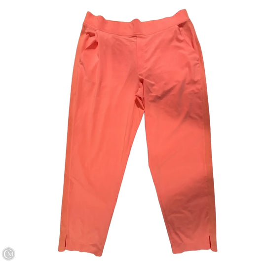 Athletic Pants By Athleta In Coral, Size: Xl