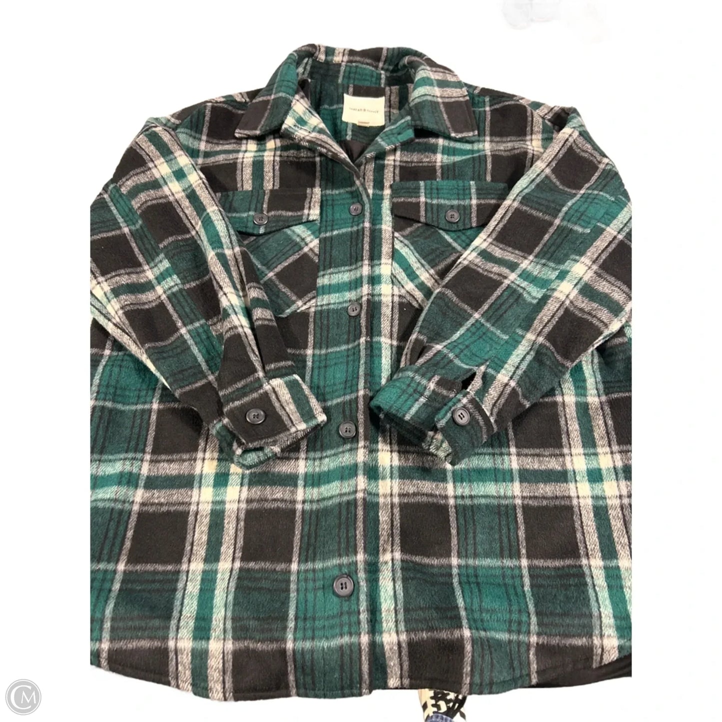 Jacket Fleece By Thread And Supply In Green, Size: Xs