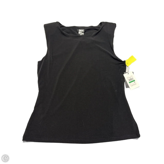 Top Sleeveless By Dkny In Black, Size: L