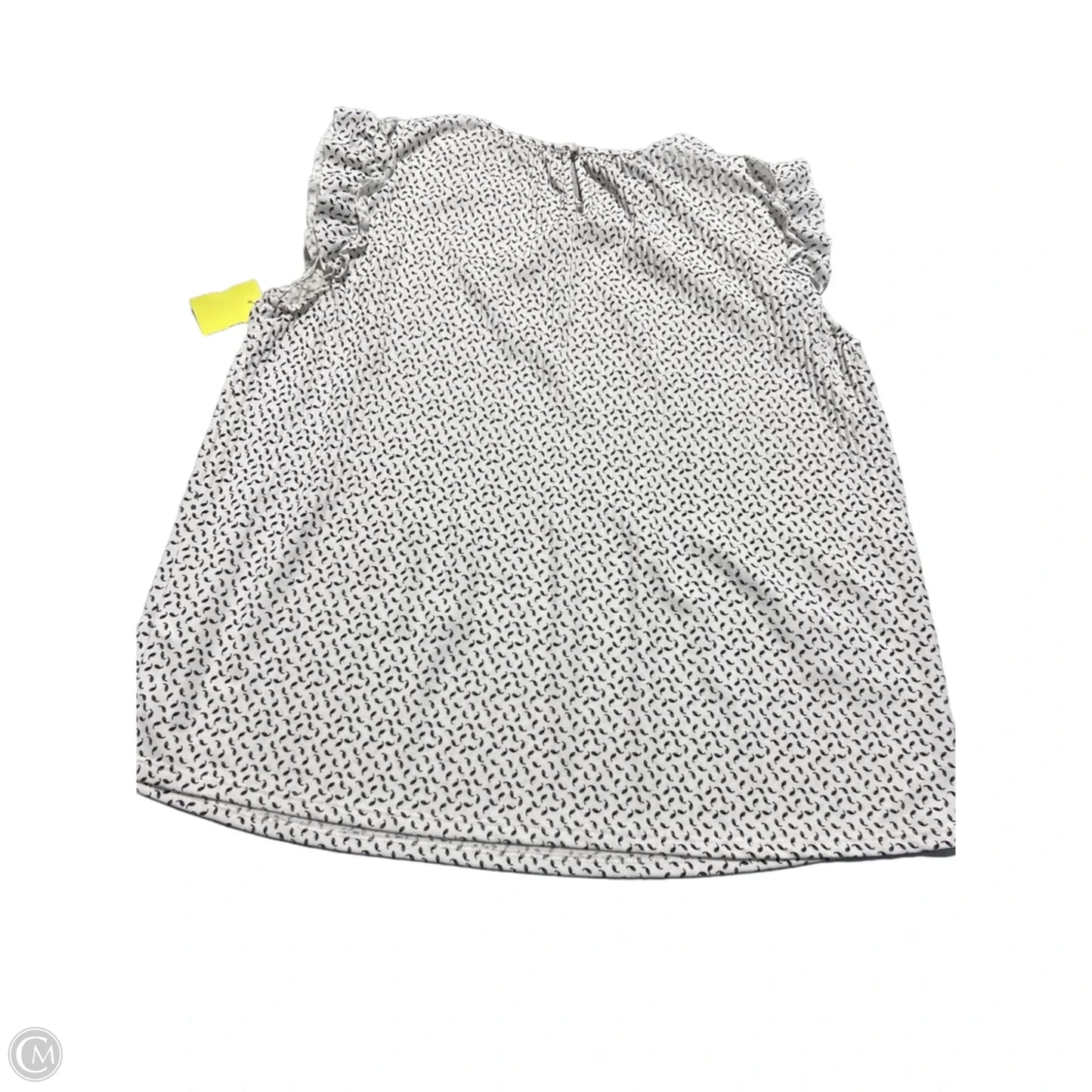 Top Sleeveless By Adrianna Papell In White, Size: M