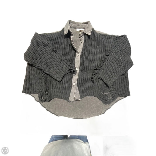 Jacket Denim By Cmc In Black, Size: S