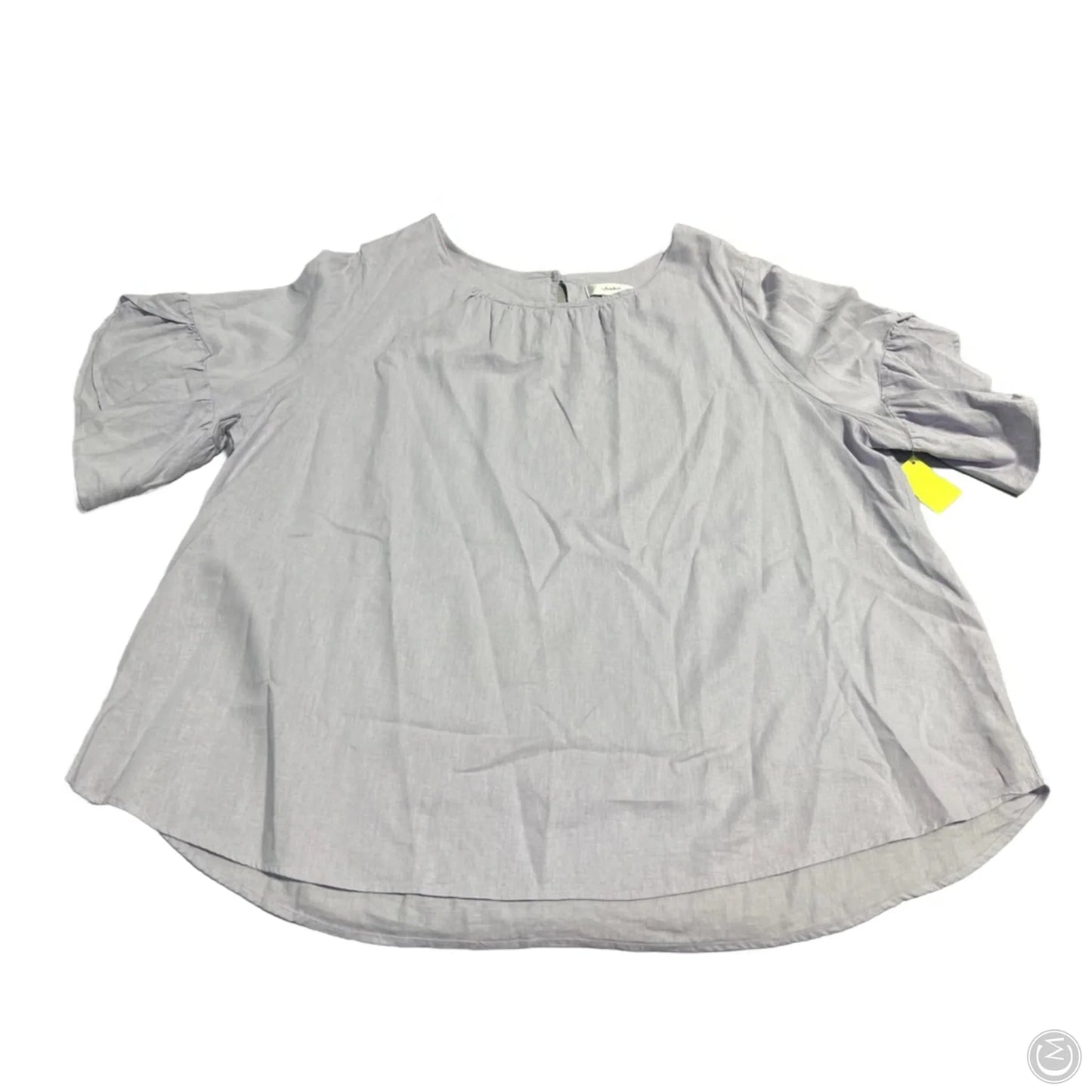 Top Short Sleeve By Cj Banks In Purple, Size: 2x