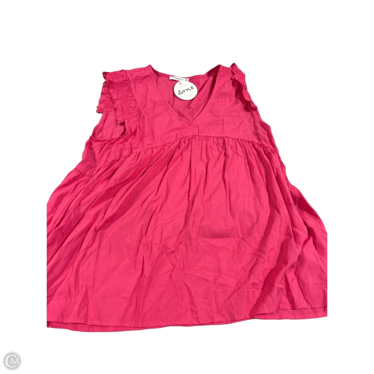 Top Sleeveless By Staccato In Pink, Size: M