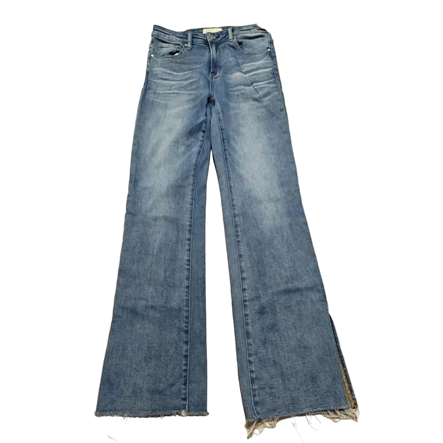 Jeans Straight By Risen In Blue Denim, Size: 8