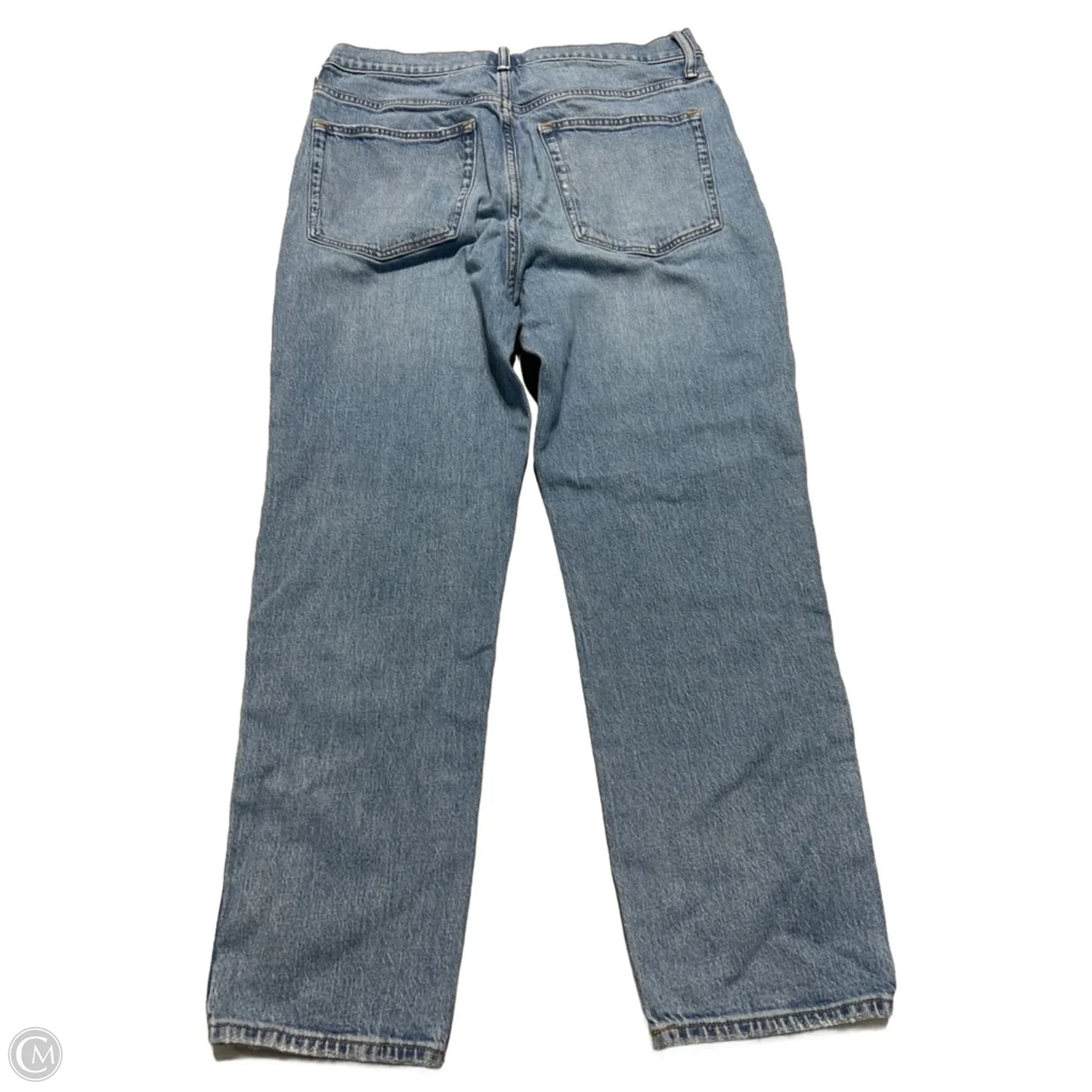 Jeans Straight By J. Crew In Blue Denim, Size: 12