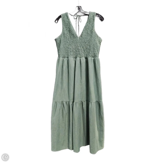 Dress Casual Maxi By Asos In Green, Size: 2x