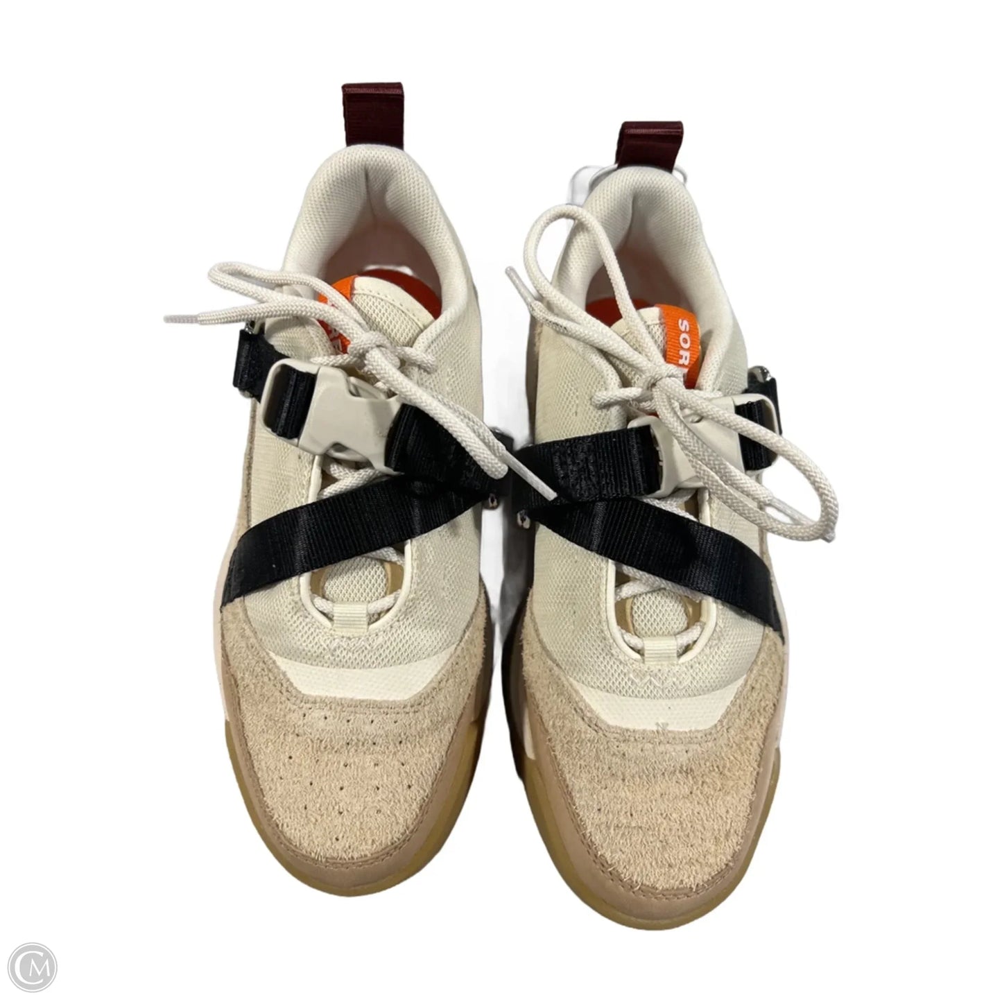 Shoes Sneakers By Sorel In Cream & Orange, Size: 7