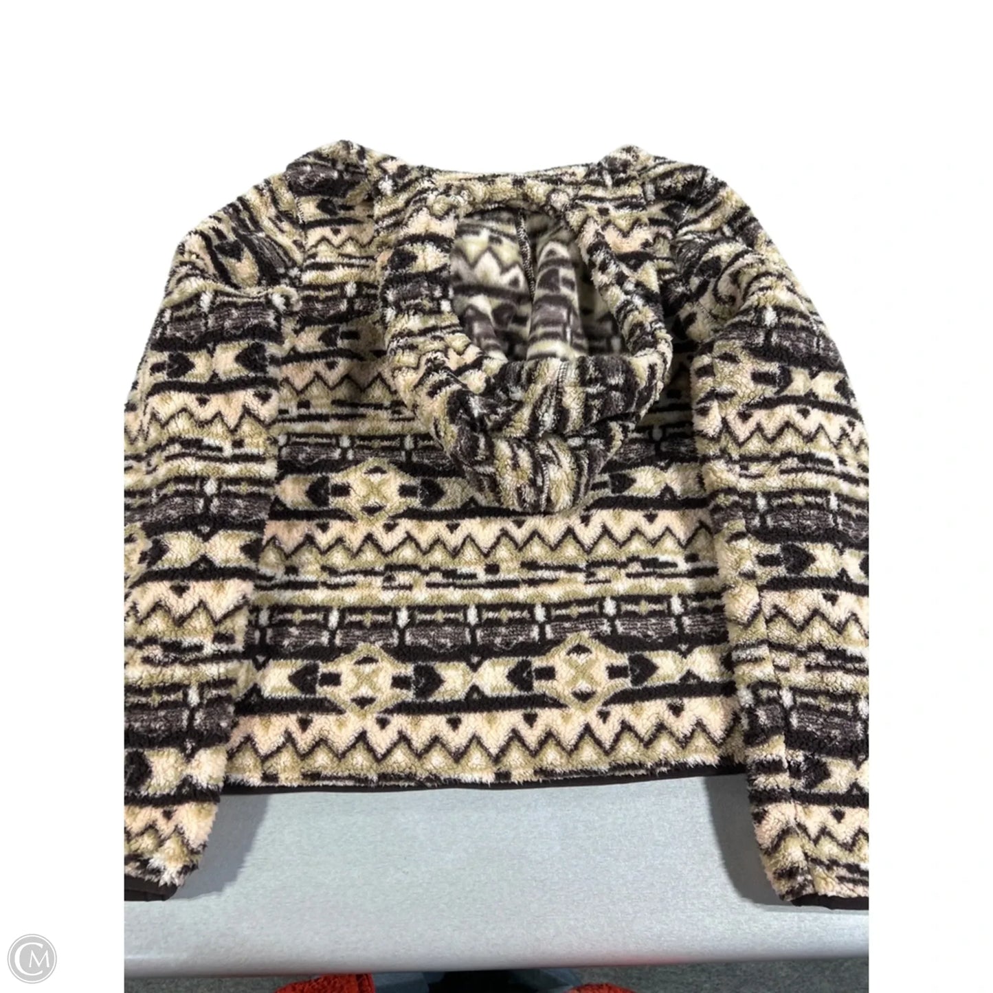 Sweatshirt Hoodie By Columbia In Brown, Size: M