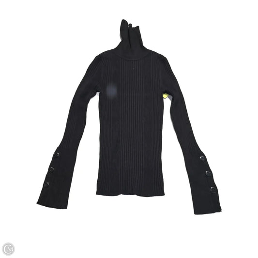 Top Long Sleeve By Anthropologie In Black, Size: Xs