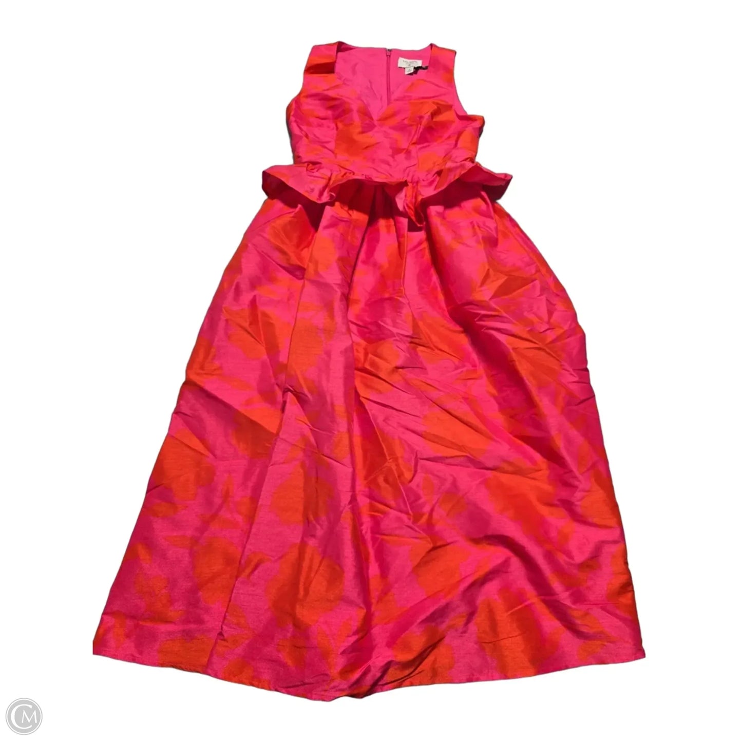 Dress Designer By Kate Spade In Orange & Pink, Size: Xs