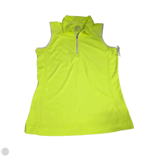 Athletic Tank Top By Slazenger In Yellow, Size: S