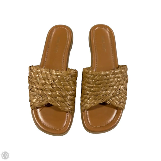 Sandals Flats By Nine West In Brown, Size: 7.5