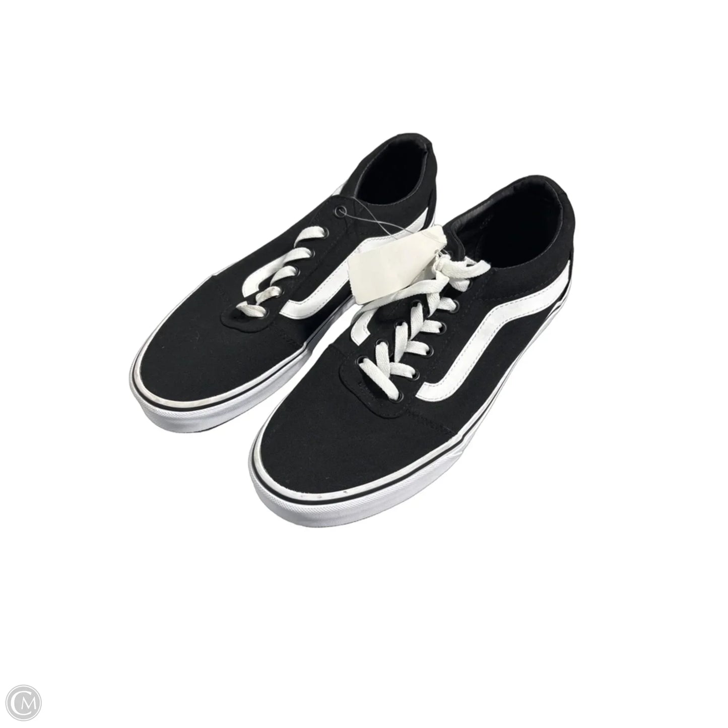 Shoes Sneakers By Vans In Black & White, Size: 11