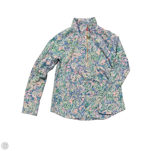 Top Long Sleeve Designer By Lilly Pulitzer In Blue, Size: Xs