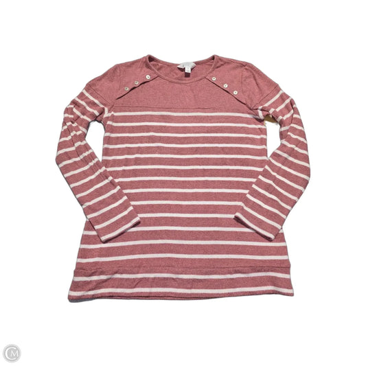 Top Long Sleeve By Market & Spruce In Pink, Size: S