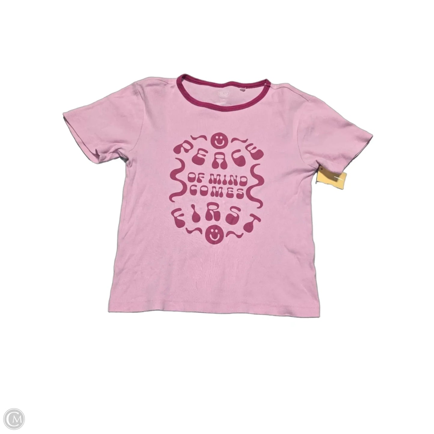 Top Short Sleeve Basic By Pacsun In Pink, Size: Xs