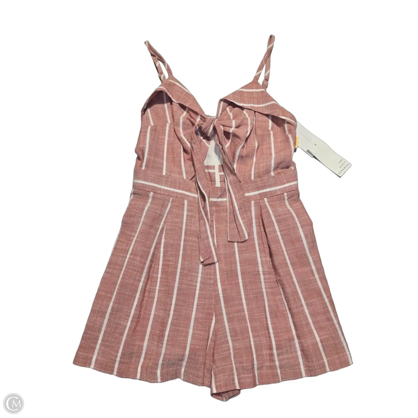 Romper By Cmc In Red & White, Size: S