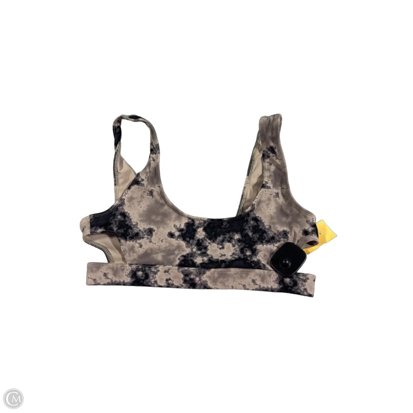 Athletic Bra By Cmc In Black & Brown, Size: M