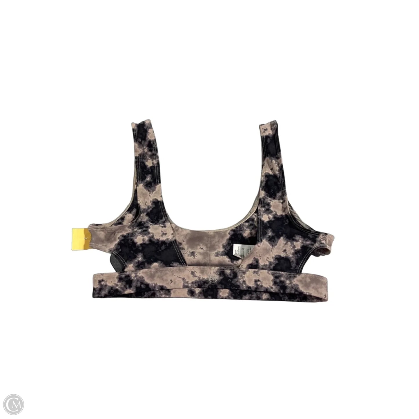 Athletic Bra By Cmc In Black & Brown, Size: M