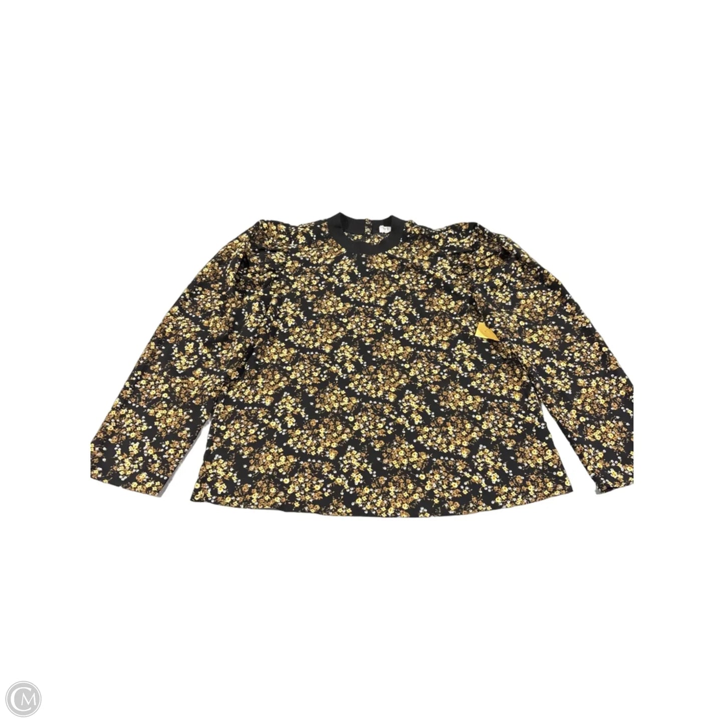 Top Long Sleeve By Thml In Floral Print, Size: L