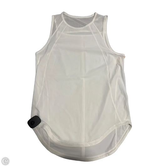 Athletic Tank Top By Lululemon In White, Size: 8