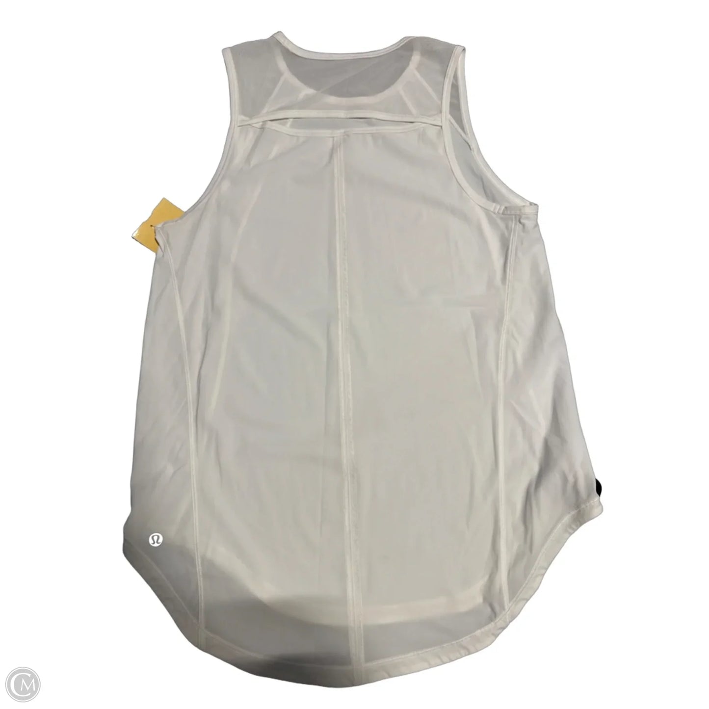Athletic Tank Top By Lululemon In White, Size: 8