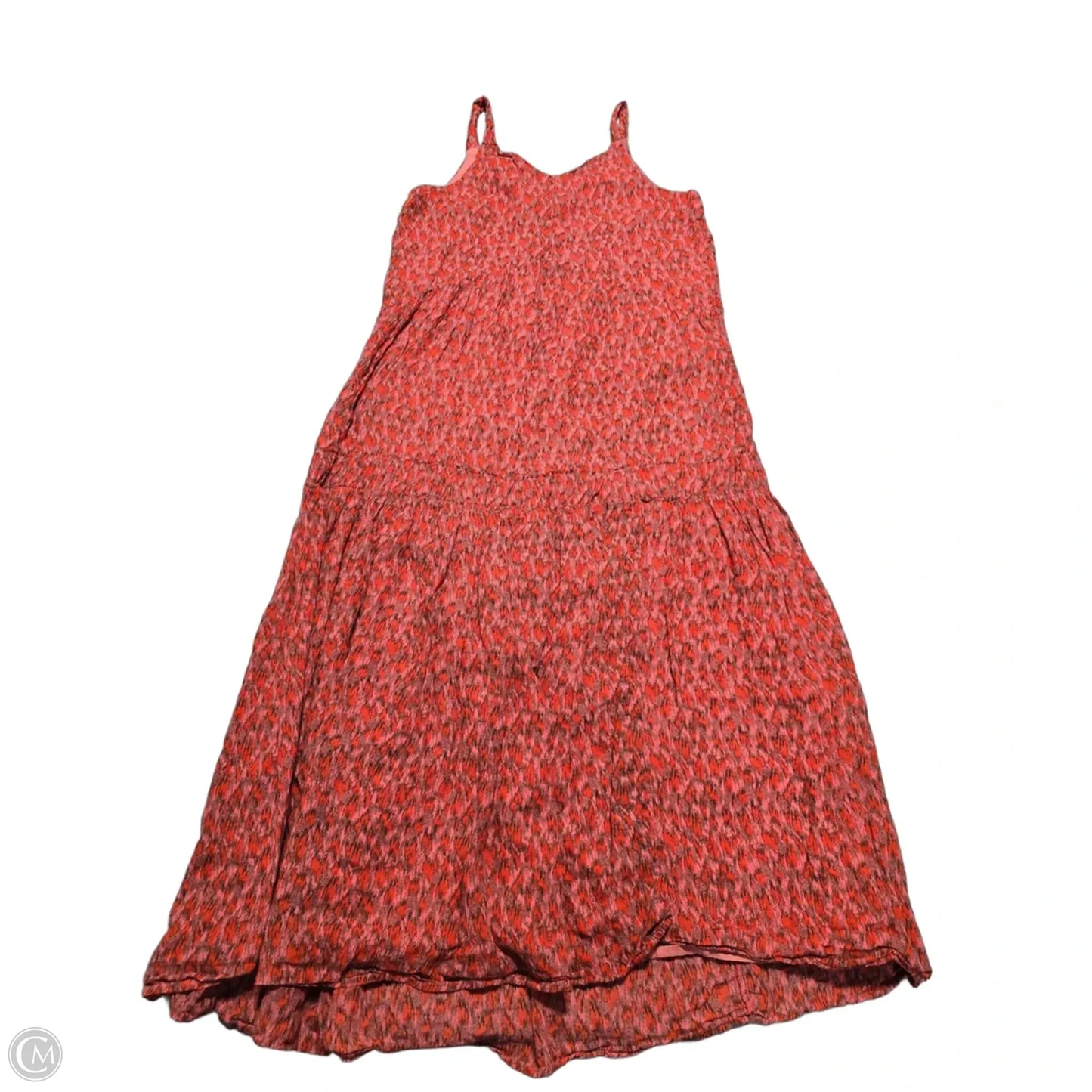 Dress Casual Maxi By Joie In Orange & Red, Size: S