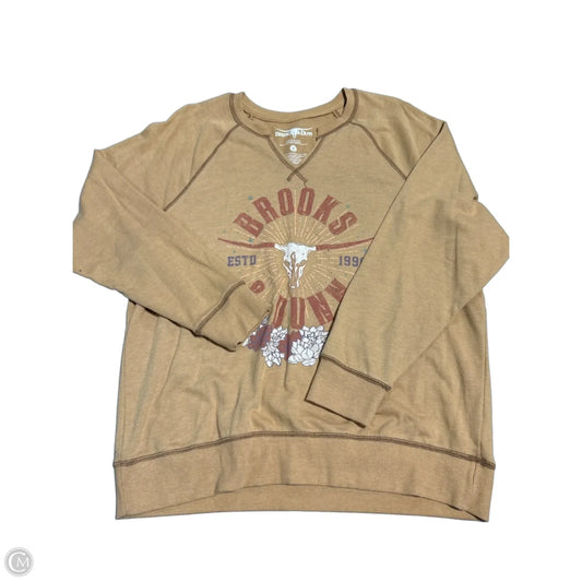 Top Long Sleeve By Cmc In Yellow, Size: Xl