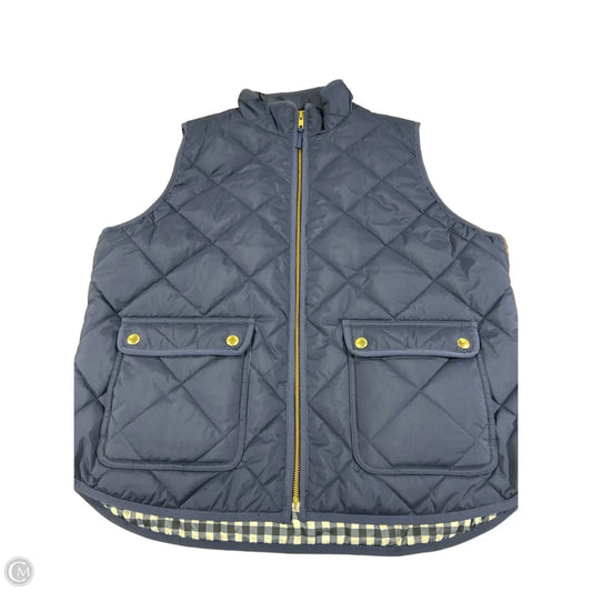 Vest Puffer & Quilted By J. Crew In Navy, Size: Xl