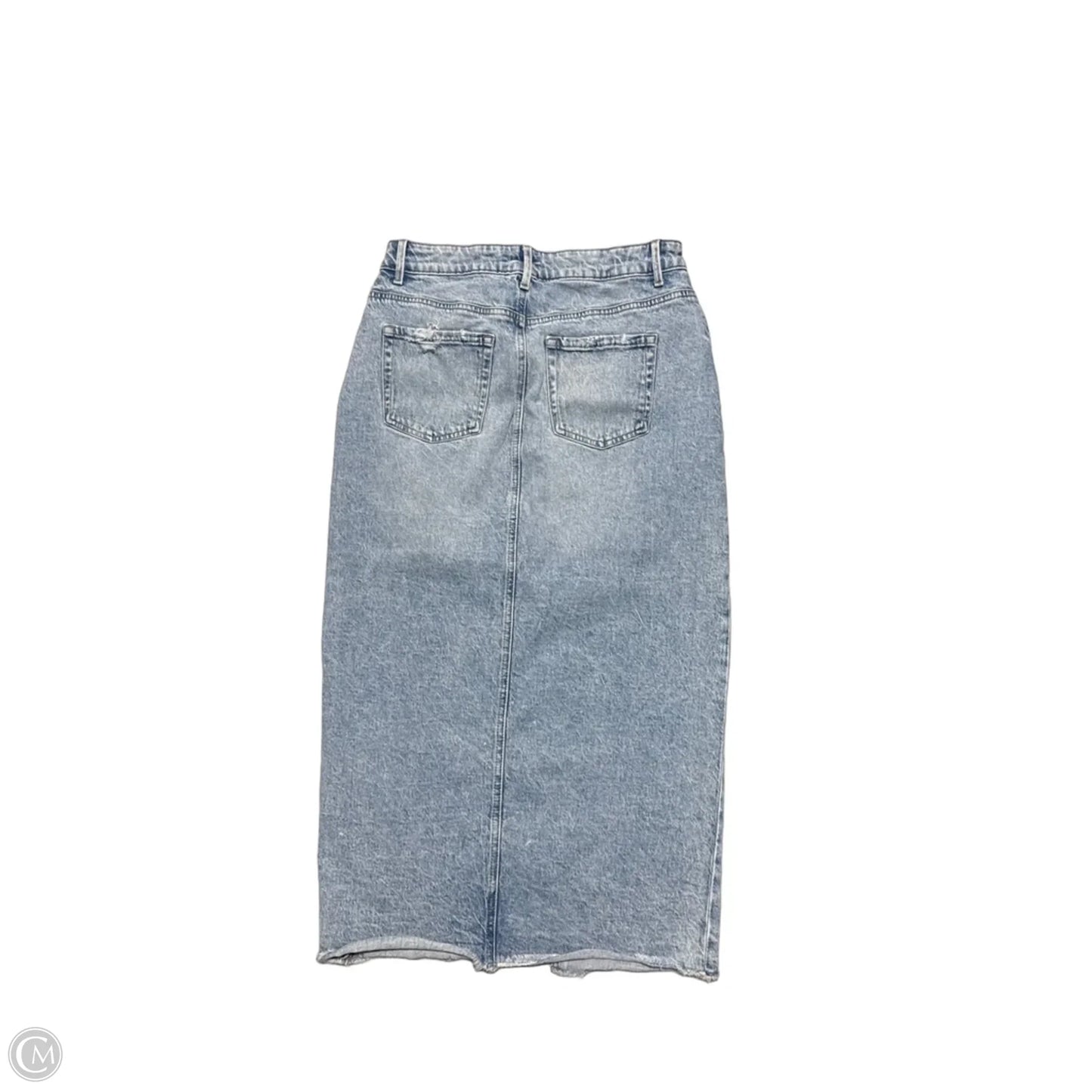 Skirt Maxi By Maurices In Blue Denim, Size: M