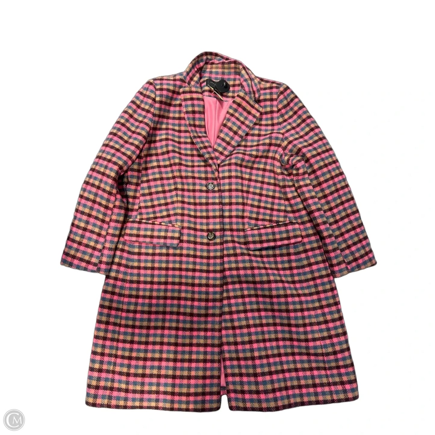 Coat Other By Ann Taylor In Plaid Pattern, Size: Xlp