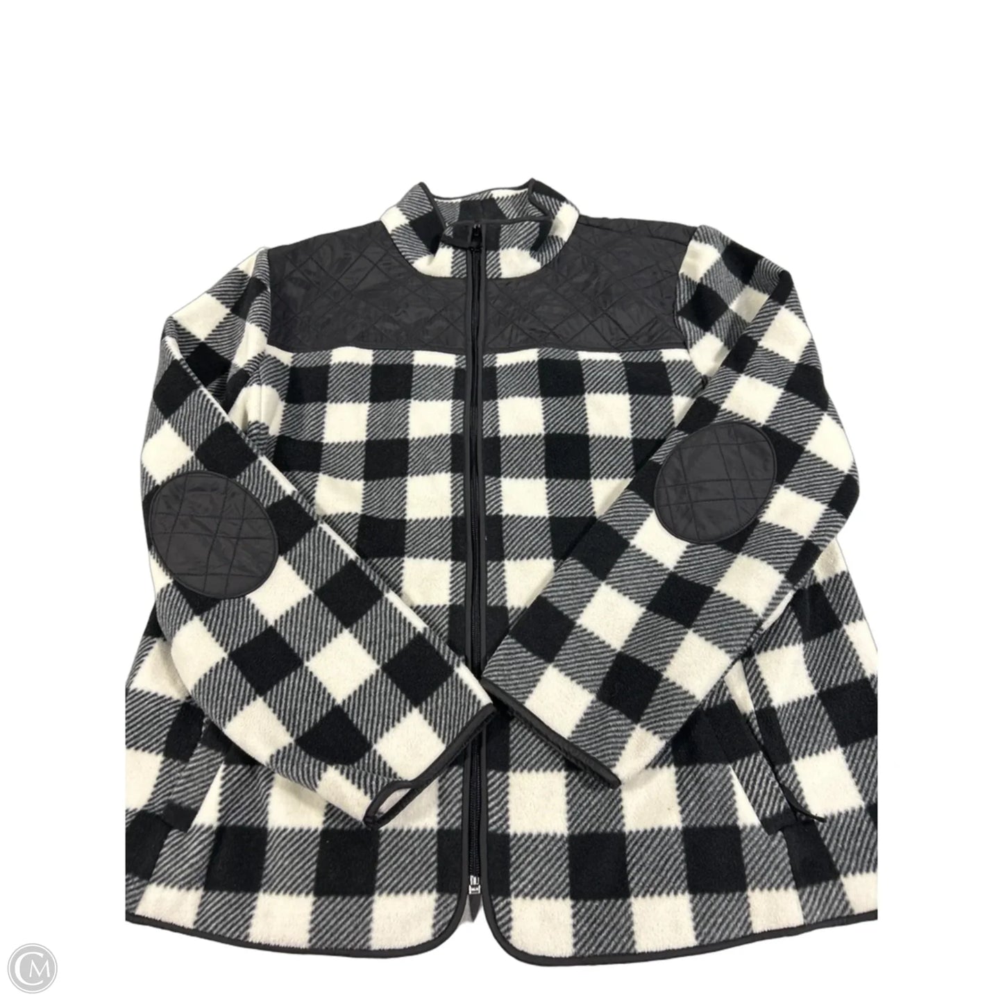 Jacket Other By Talbots In Plaid Pattern, Size: Xlp