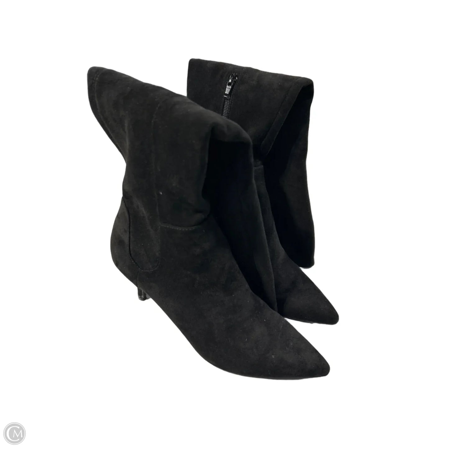 Boots Mid-calf Heels By Charles By Charles David In Black, Size: 8.5
