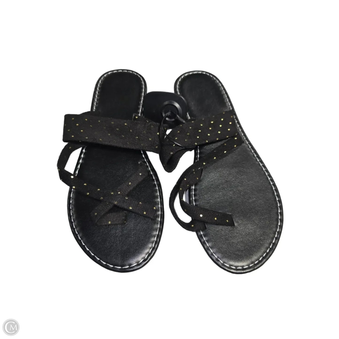 Sandals Flats By Cmc In Black, Size: 6.5