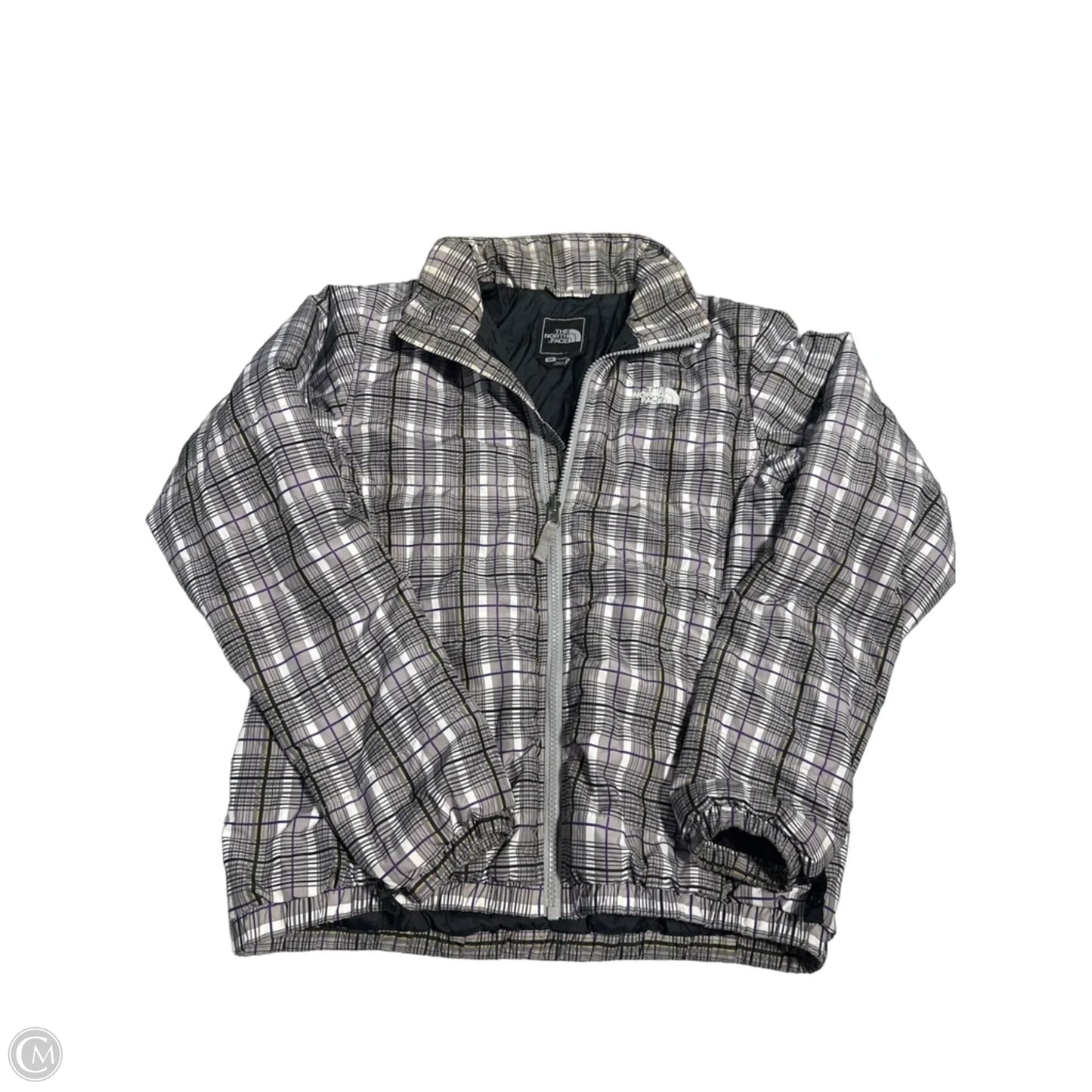 Jacket Puffer & Quilted By The North Face In Plaid Pattern, Size: S