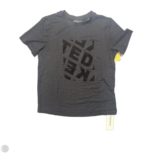 Top Short Sleeve By Ted Baker In Black, Size: S