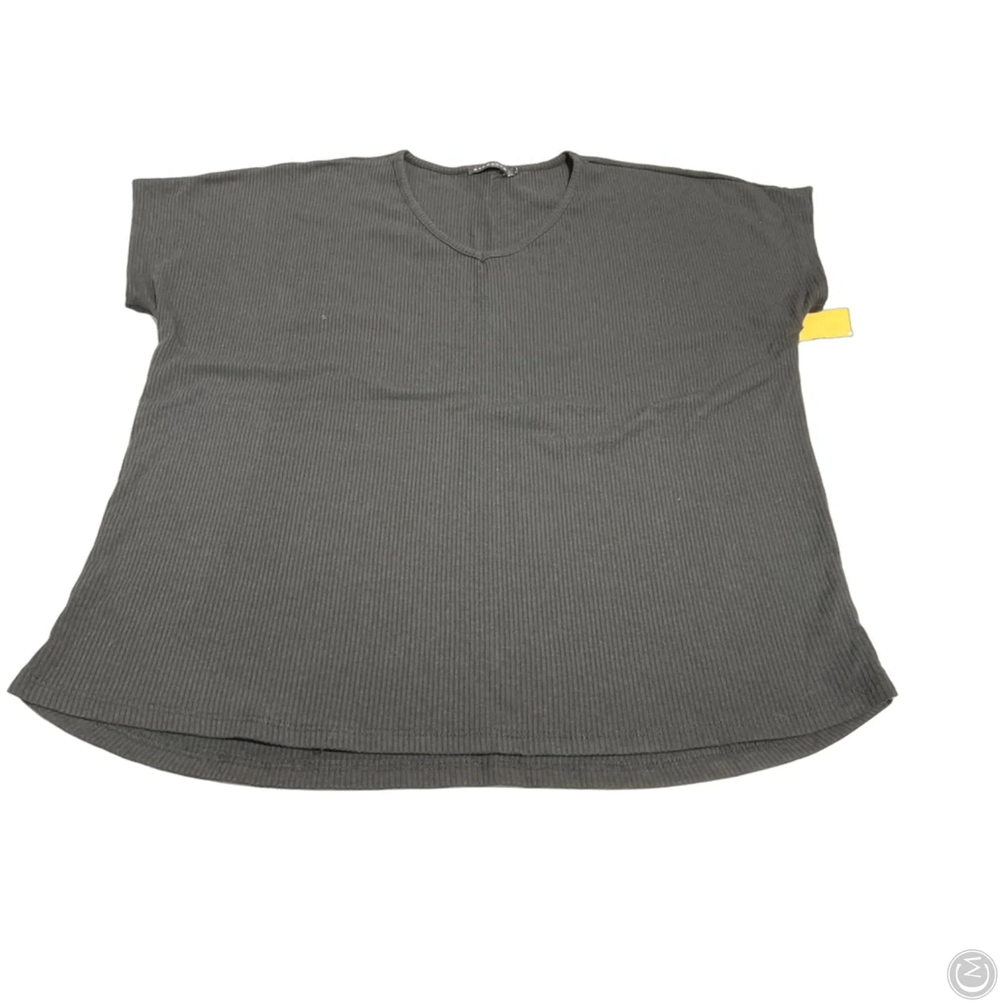 Top Short Sleeve By Staccato In Black, Size: L