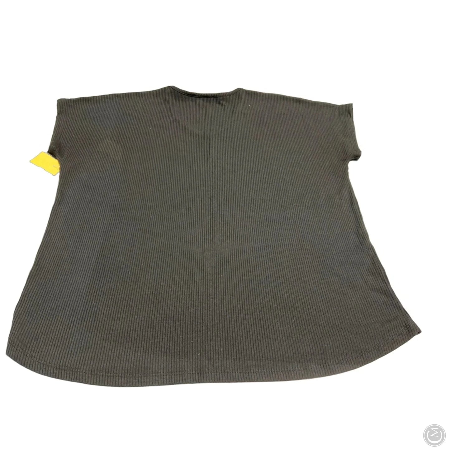 Top Short Sleeve By Staccato In Black, Size: L