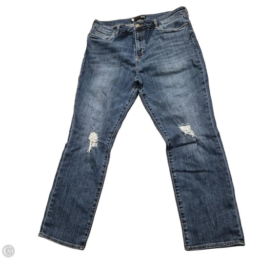Jeans Boyfriend By Kut In Blue Denim, Size: 16