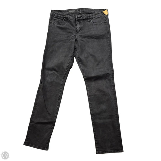 Jeans Skinny By Kut In Black Denim, Size: 14