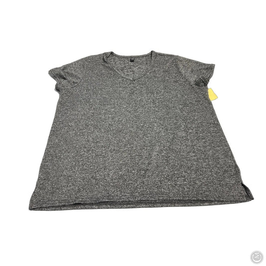 Athletic Top Short Sleeve By 32 Degrees In Grey, Size: Xxl