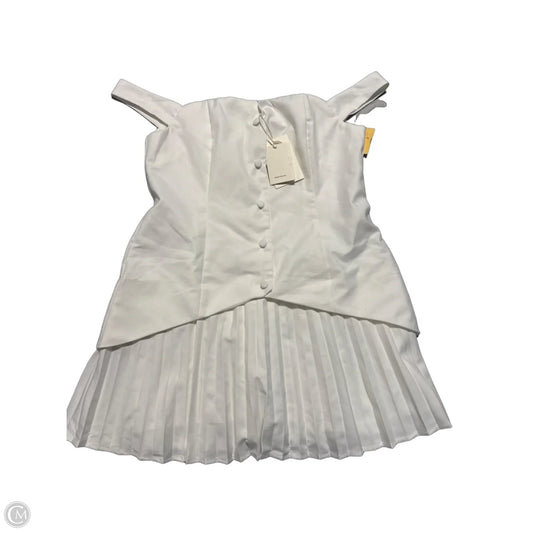 Dress Casual Short By Cmc In White, Size: M