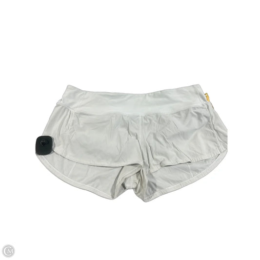 Athletic Shorts By Lululemon In White, Size: 8