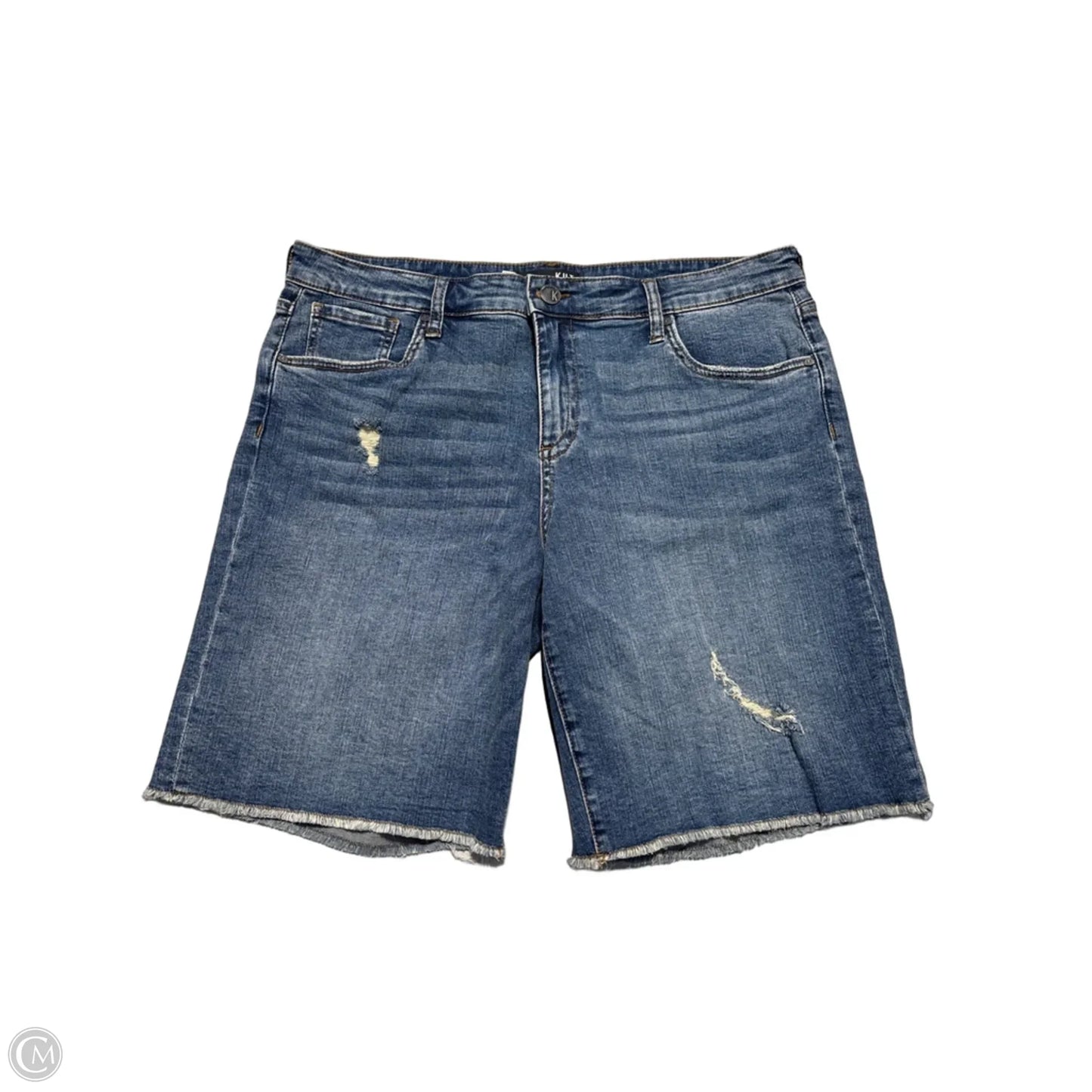 Shorts By Kut In Blue Denim, Size: 16