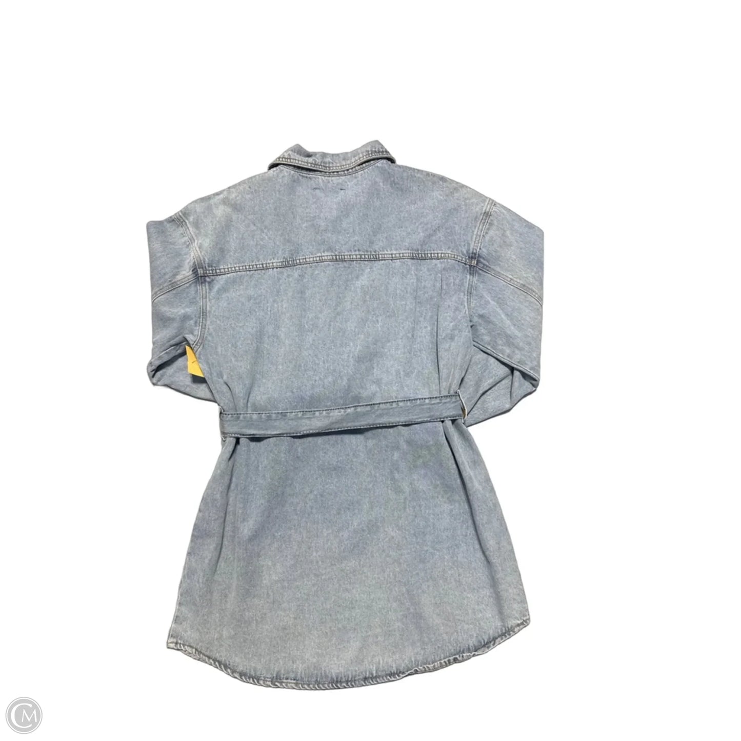 Dress Casual Short By Kittenish In Blue Denim, Size: Xl