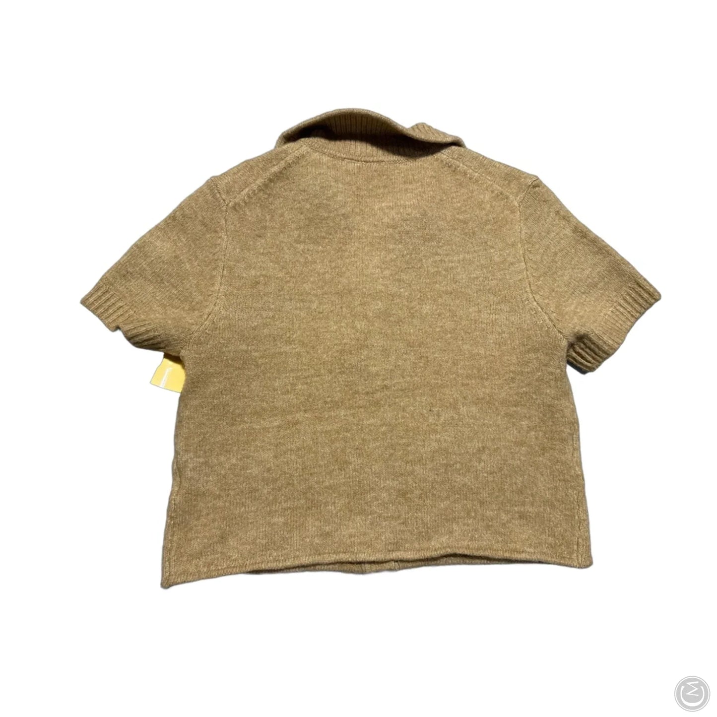 Top Short Sleeve By Divided In Tan, Size: M