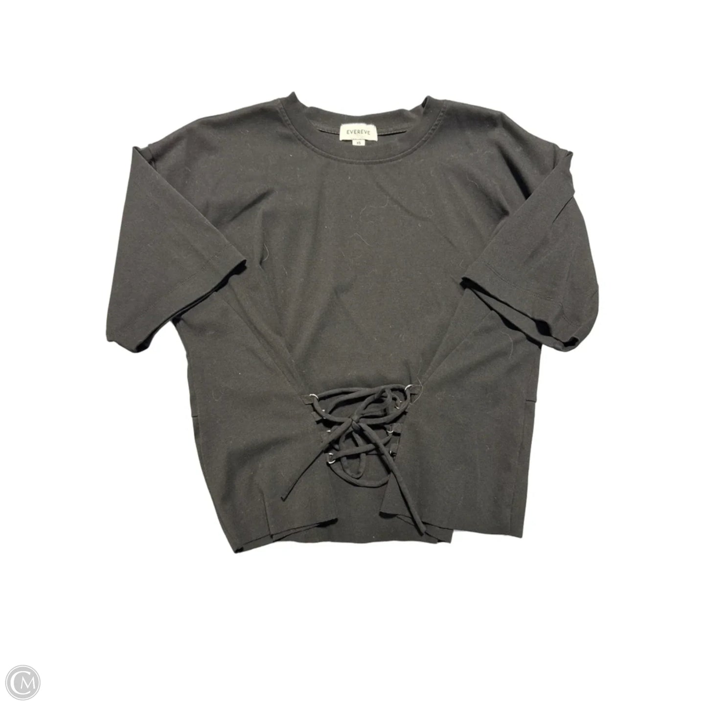 Top Short Sleeve By Evereve In Black, Size: Xs
